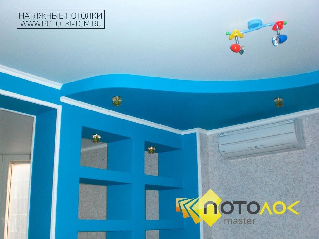 Натяжной потолок в детской от производителя в Томске и Северске.