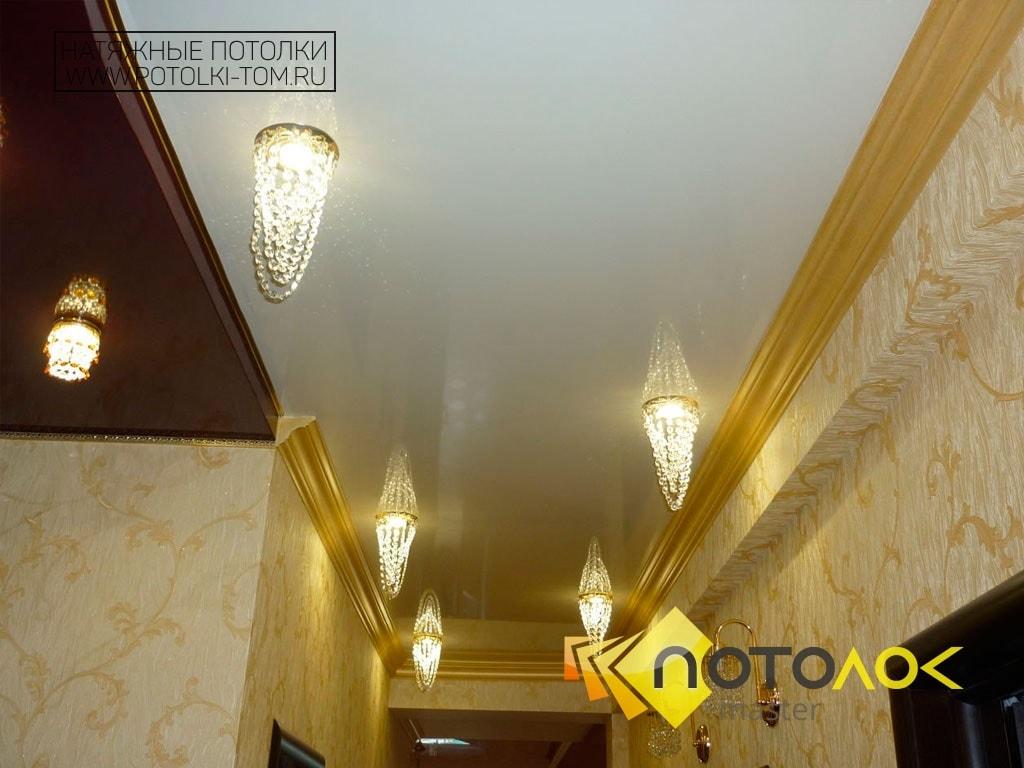 Натяжной потолок в коридоре цена в Томске и Северске. Рассчитать стоимость натяжного потолка. 