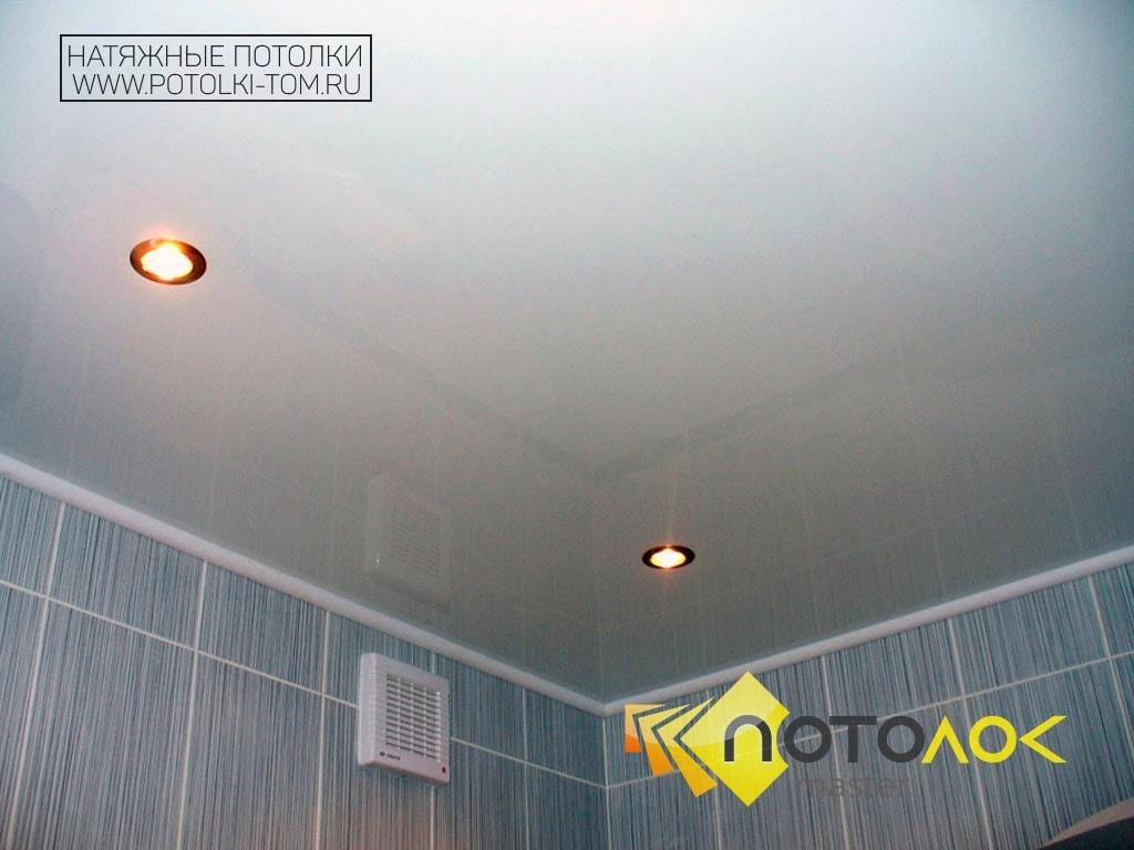 Натяжные потолки в ванной фото наших работ, компания производитель Потолок Мастер.