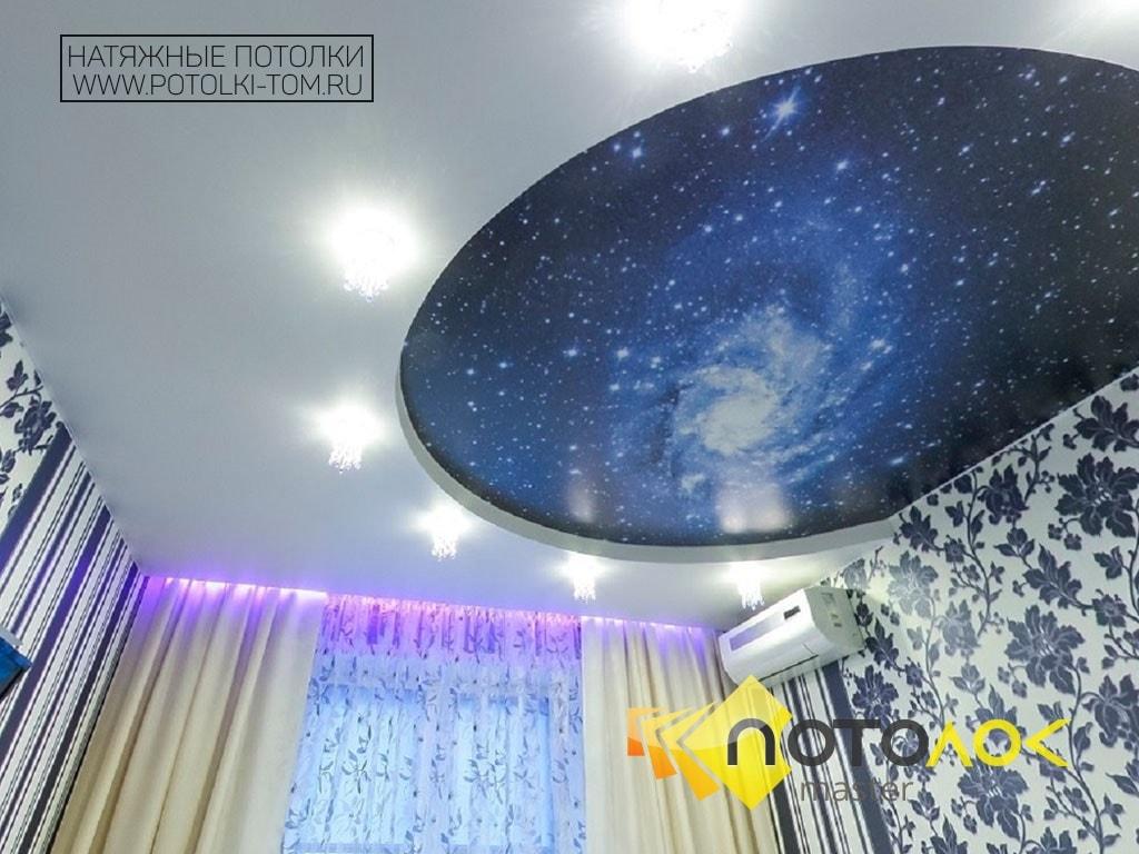 Звездное небо потолок цена в Томске и Северске. Рассчитать стоимость натяжного потолка. 